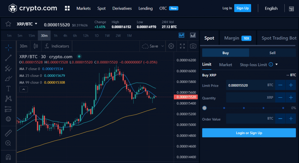 크립토닷컴 코인보기