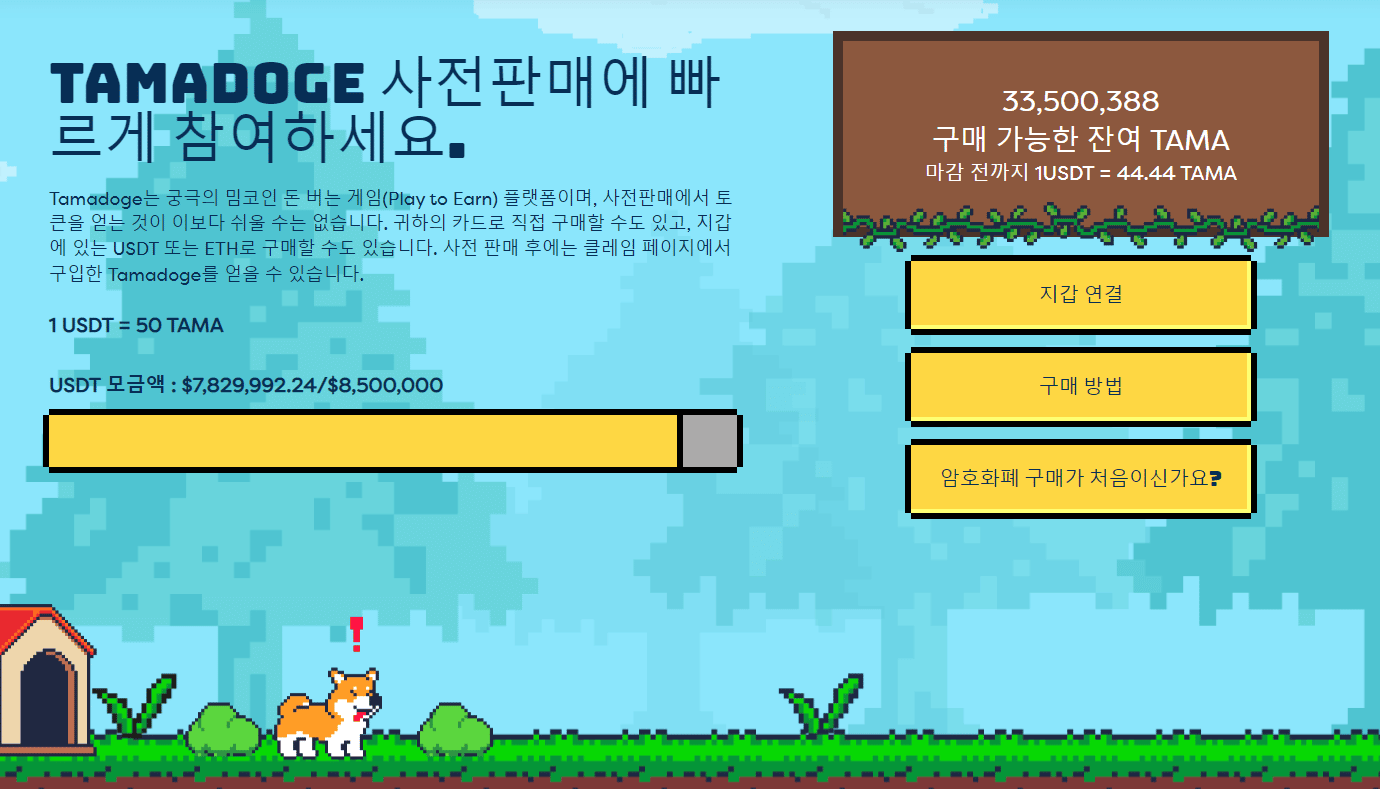 타마도지 사전 판매