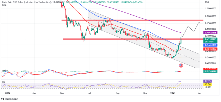 ENJ/USD 일봉 차트