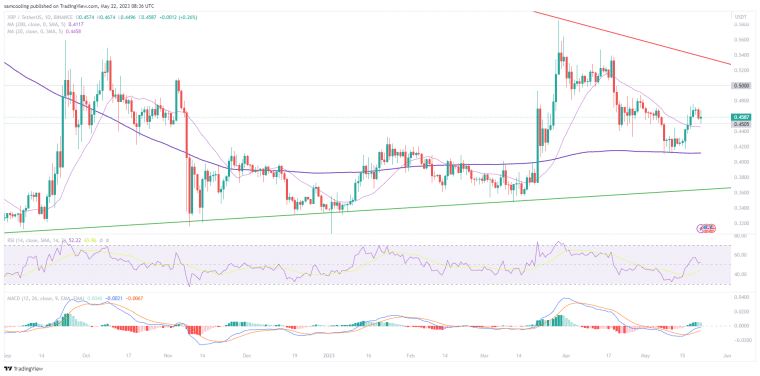 XRP 가격 차트